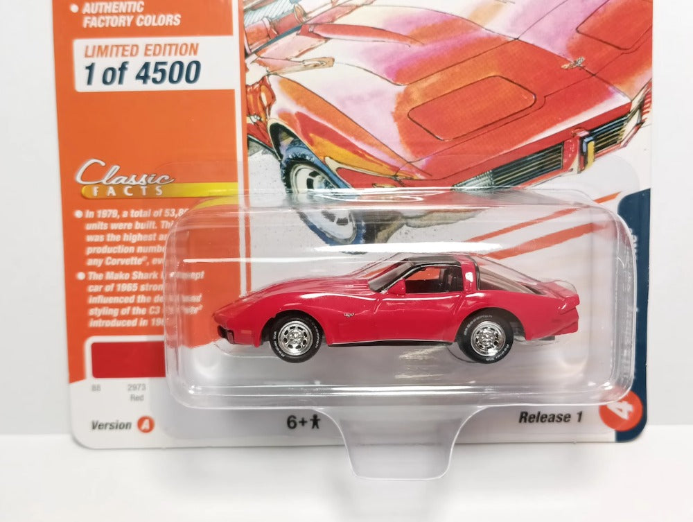 1/64 Scale 1979 Chevrolet Corvette Diecast Model Car