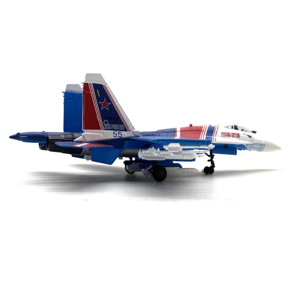 1/100 Scale Sukhoi Su-35 Super Flanker Russian Fighter Diecast Model Aircraft