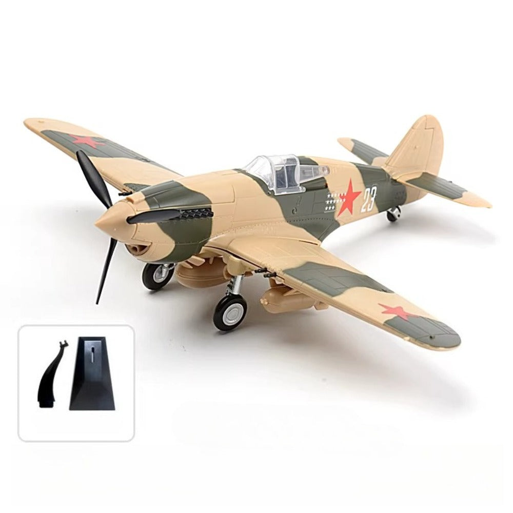 1/48 Scale Curtiss P-40 Warhawk WWII Fighter Bomber Pre-built Plastic Collectible Model Aircraft