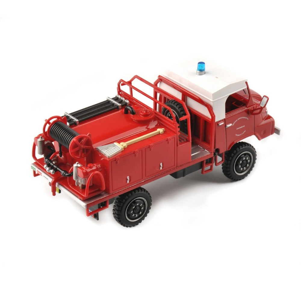 1/43 Scale Simca Unic Marmon Bocquet Fire Truck Diecast Model