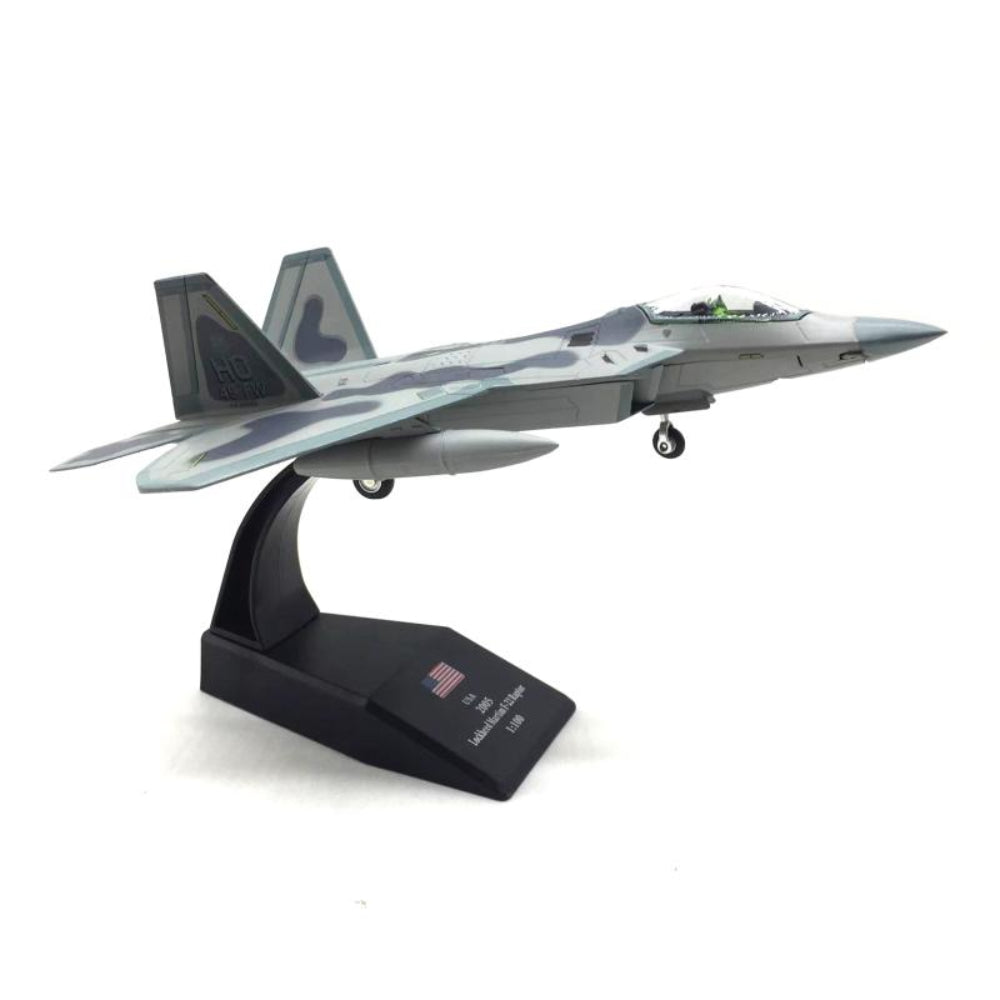 F-22 Raptor Stealth Tactical Fighter 1/100 Scale Diecast Aircraft Model