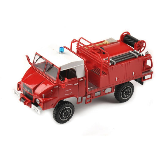 1/43 Scale Simca Unic Marmon Bocquet Fire Truck Diecast Model