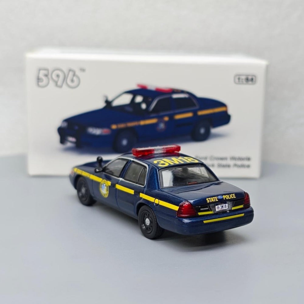 1/64 Scale Ford Crown Victoria New York State Trooper Police Car Diecast Model