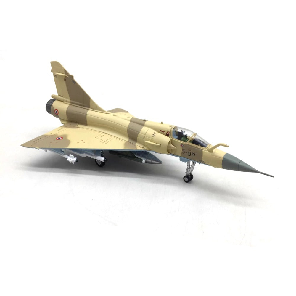 1/100 Scale Dassault Mirage 2000 French Multirole Jet Fighter Diecast Model Aircraft