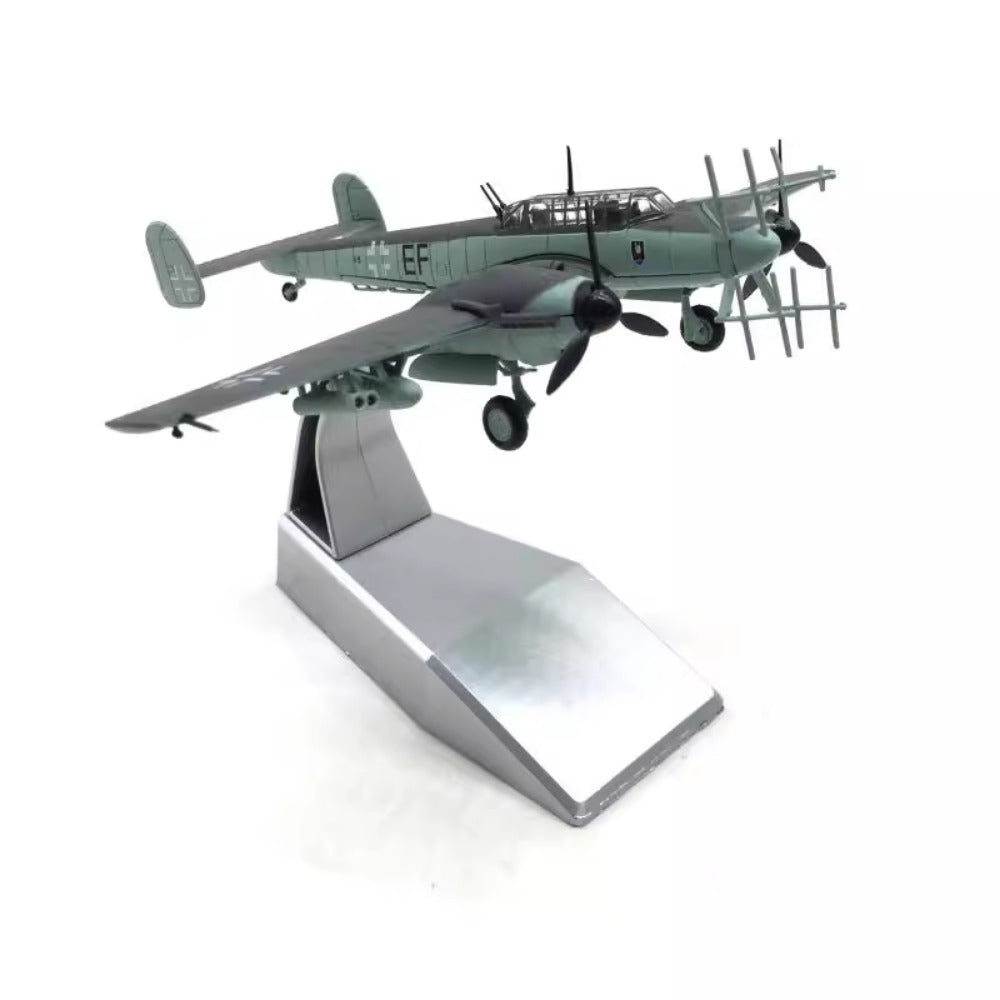 1/100 Scale Messerschmitt Bf 110 G-4 German WWII Night Fighter Diecast Model Aircraft