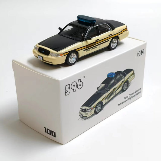 1/64 Scale Ford Crown Victoria Tennessee State Trooper Highway Patrol Diecast Model Car