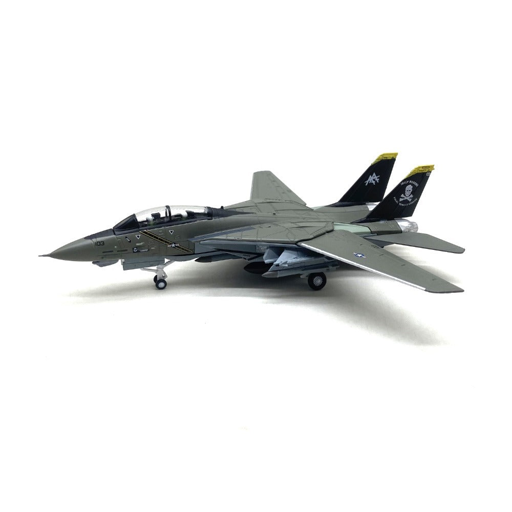 1/100 Scale Grumman F-14A Tomcat American Fighter Diecast Model Aircraft