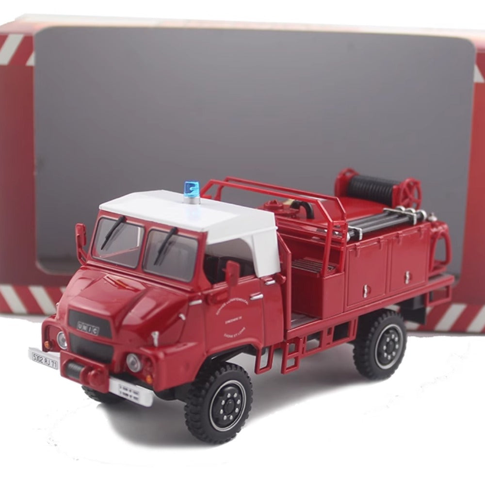 1/43 Scale Simca Unic Marmon Bocquet Fire Truck Diecast Model