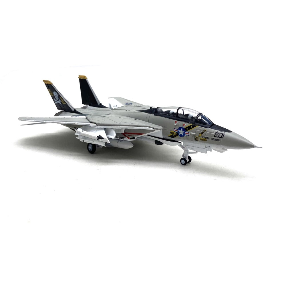 1/100 Scale Grumman F-14A Tomcat American Fighter Diecast Model Aircraft