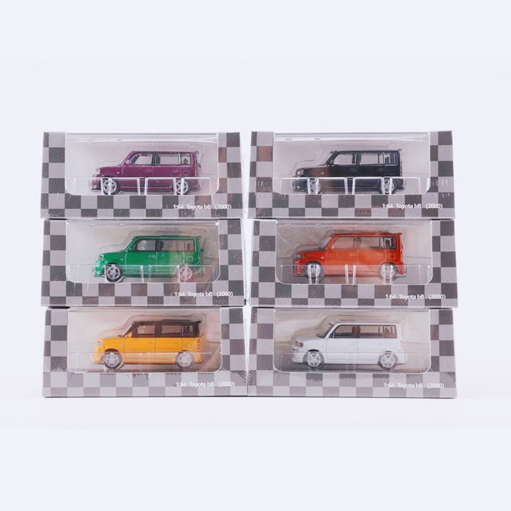 1/64 Scale 2000 Toyota bB XP30 Mini MPV Diecast Model Car