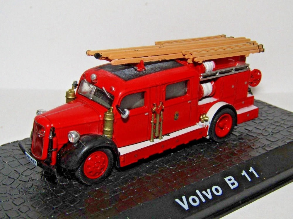 1/72 Scale Volvo B 11 Fire Engine Diecast Model