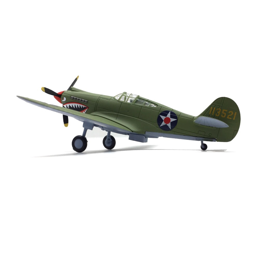 1/72 Scale Curtiss P-40 Warhawk American Fighter-Bomber Flying Tiger Diecast Model Aircraft