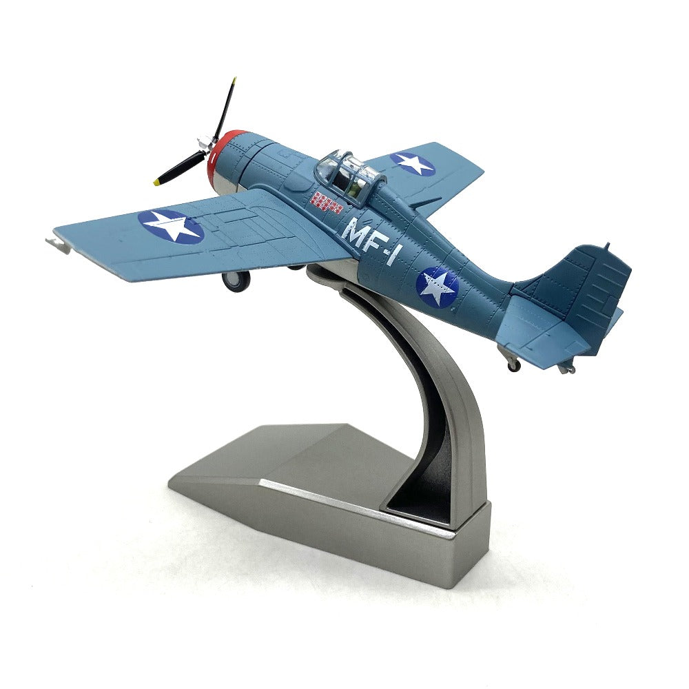 1/72 Scale Grumman F4F Wildcat American Carrier-Based Fighter Aircraft Diecast Model