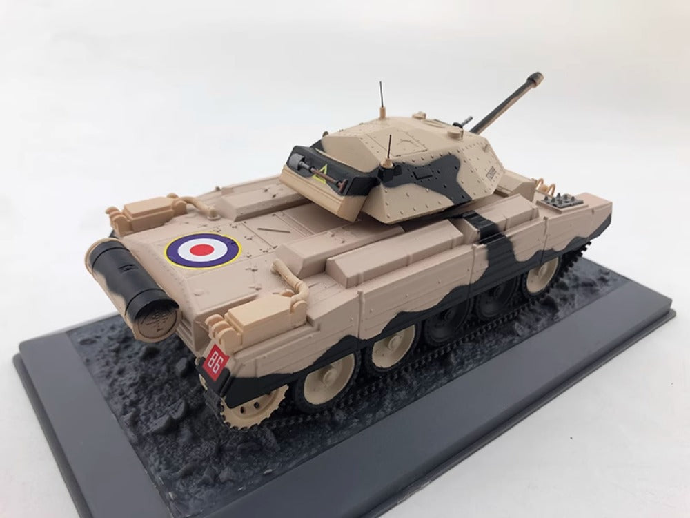 1/43 Scale 1943 Crusader Cruiser Mk VI WWII British Tank Diecast Model