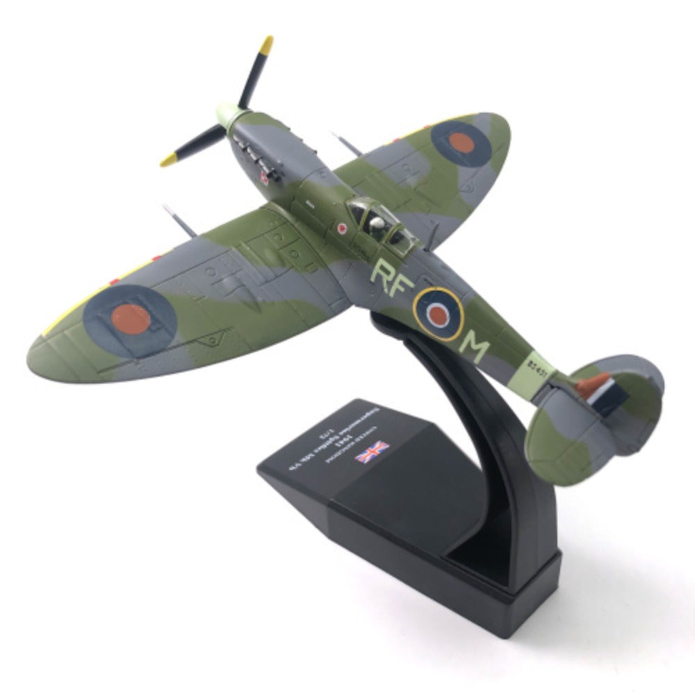 1/72 Scale Supermarine Spitfire Mk Vb British WWII Fighter Aircraft Diecast Model