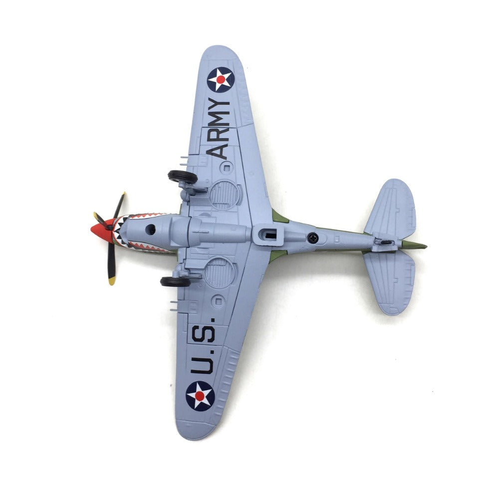 1/72 Scale Curtiss P-40 Warhawk American Fighter-Bomber Flying Tiger Diecast Model Aircraft