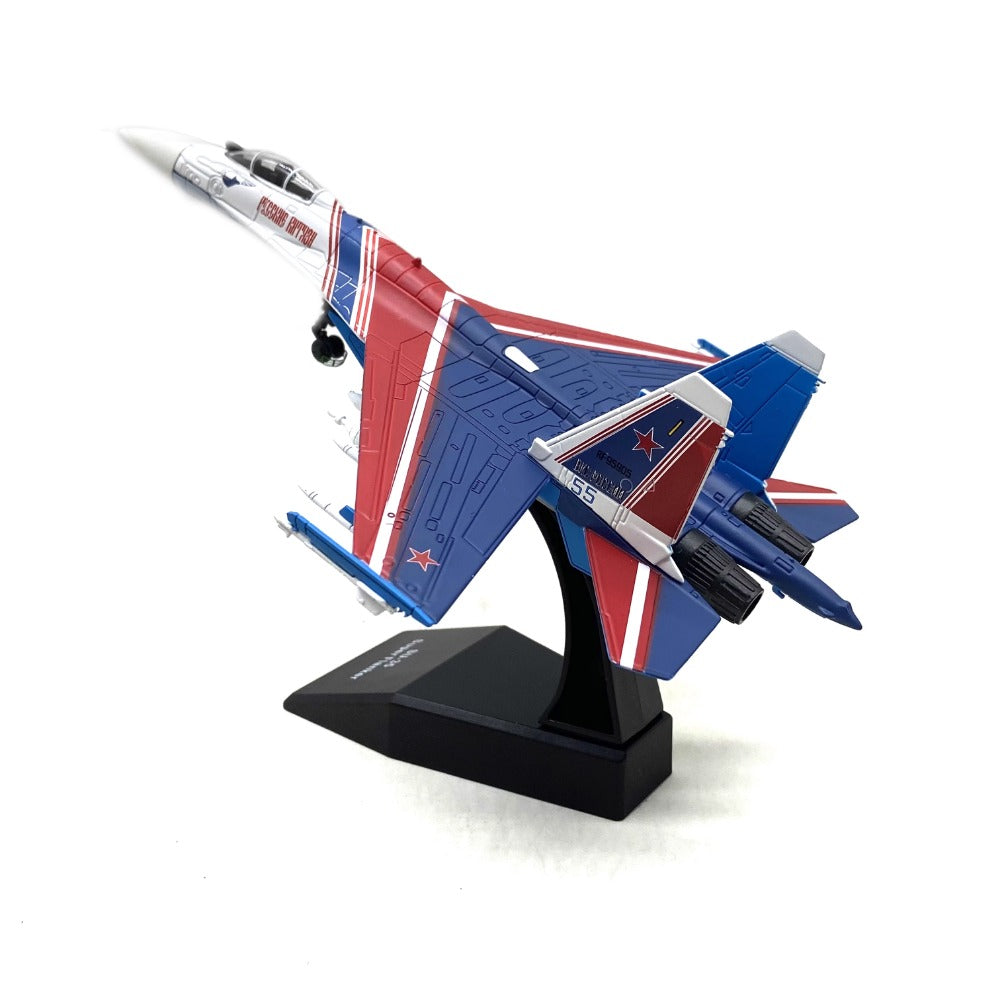 1/100 Scale Sukhoi Su-35 Super Flanker Russian Fighter Diecast Model Aircraft