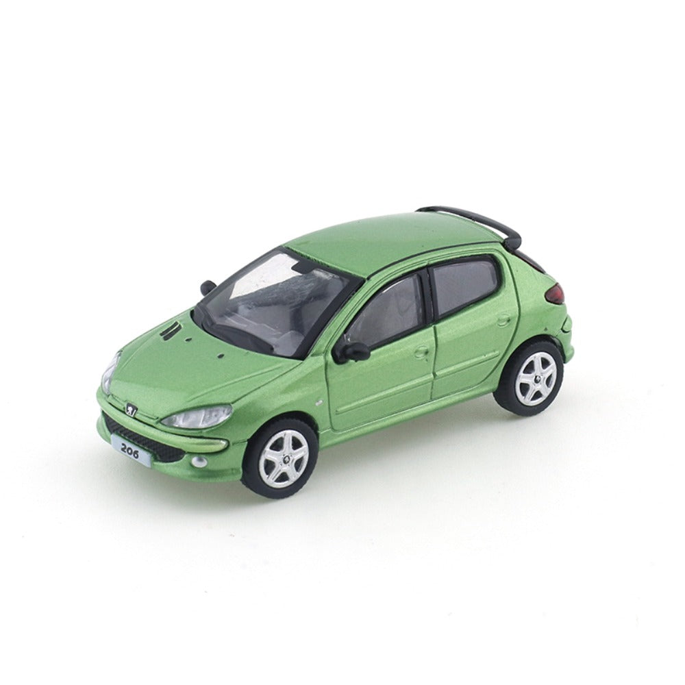 1/64 Scale Peugeot 206 5-door Hatchback Diecast Model Car