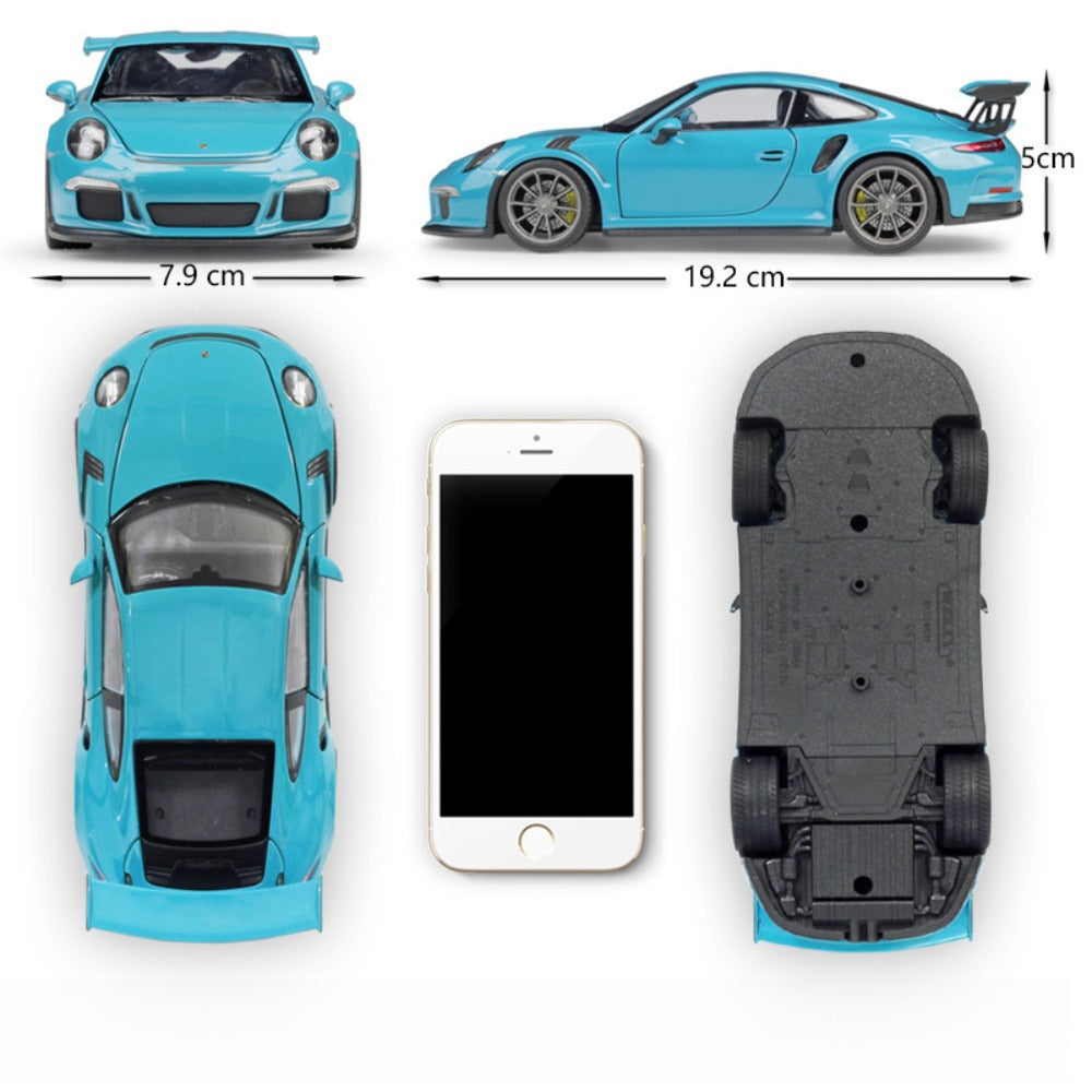 1/24 Scale 2016 Porsche 911 GT3 RS Sports Car Diecast Model