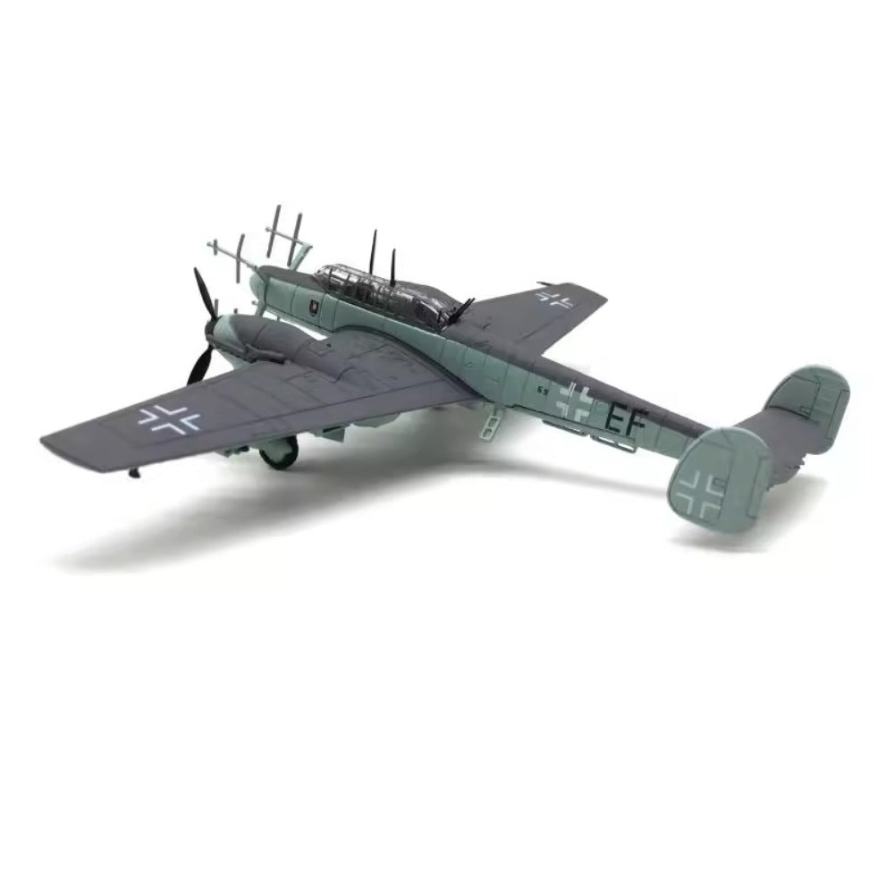1/100 Scale Messerschmitt Bf 110 G-4 German WWII Night Fighter Diecast Model Aircraft
