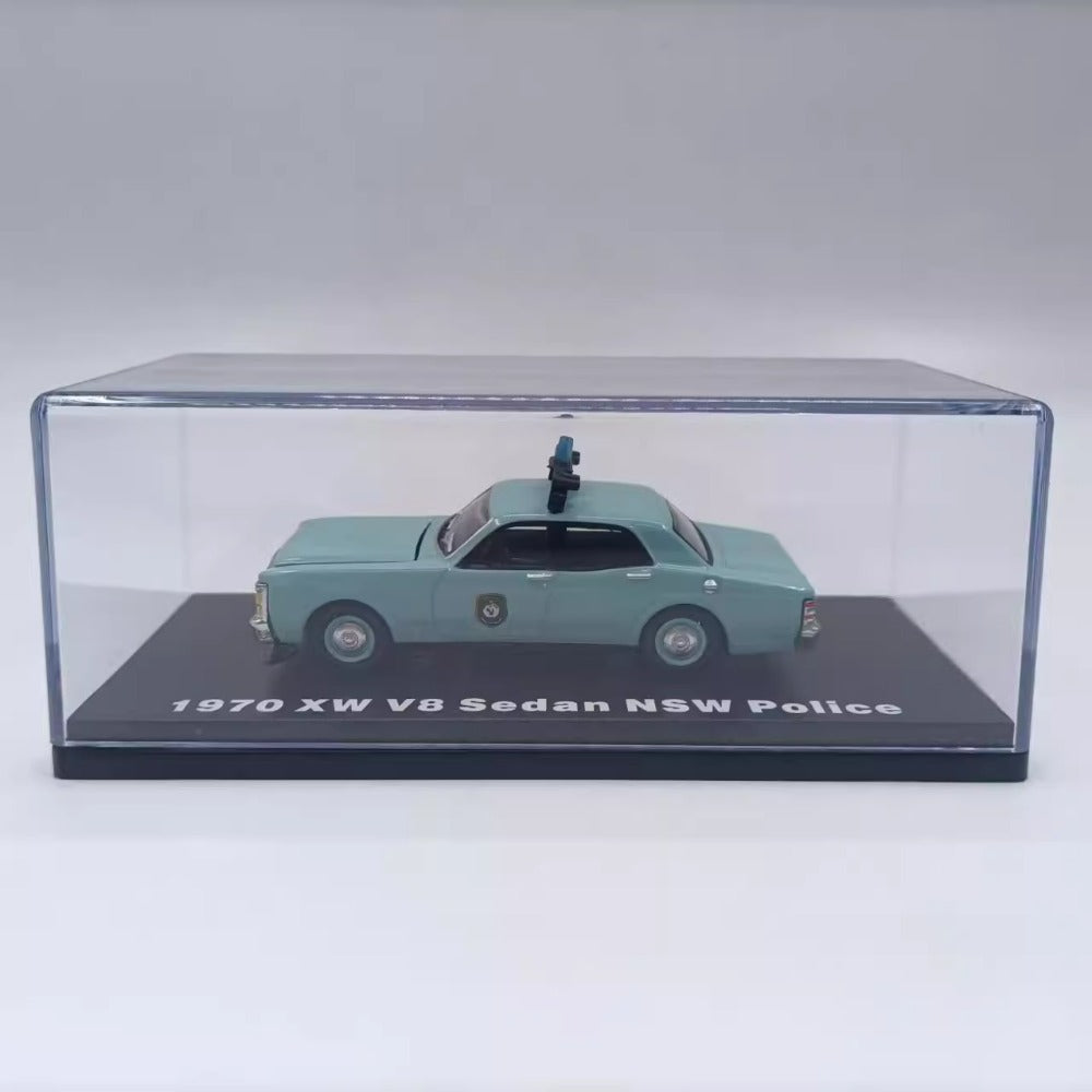 1/64 Scale 1970 Ford Falcon XW Sedan New South Wales Police Car Diecast Model