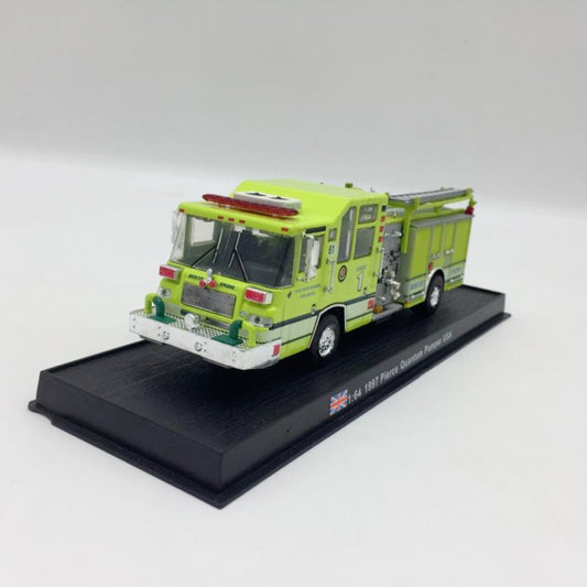 1/64 Scale 1997 Pierce Quantum Pumper USA Fire Engine Diecast Model Truck