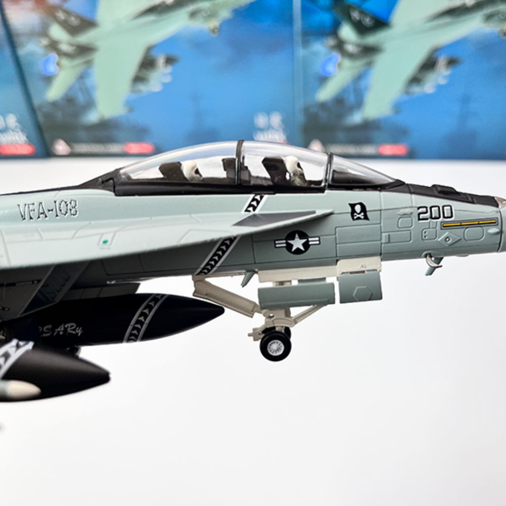 1/72 Scale Boeing F/A-18/F Super Hornet US Navy VFA-103 Jolly Rogers Multirole Fighter Diecast Model Aircraft