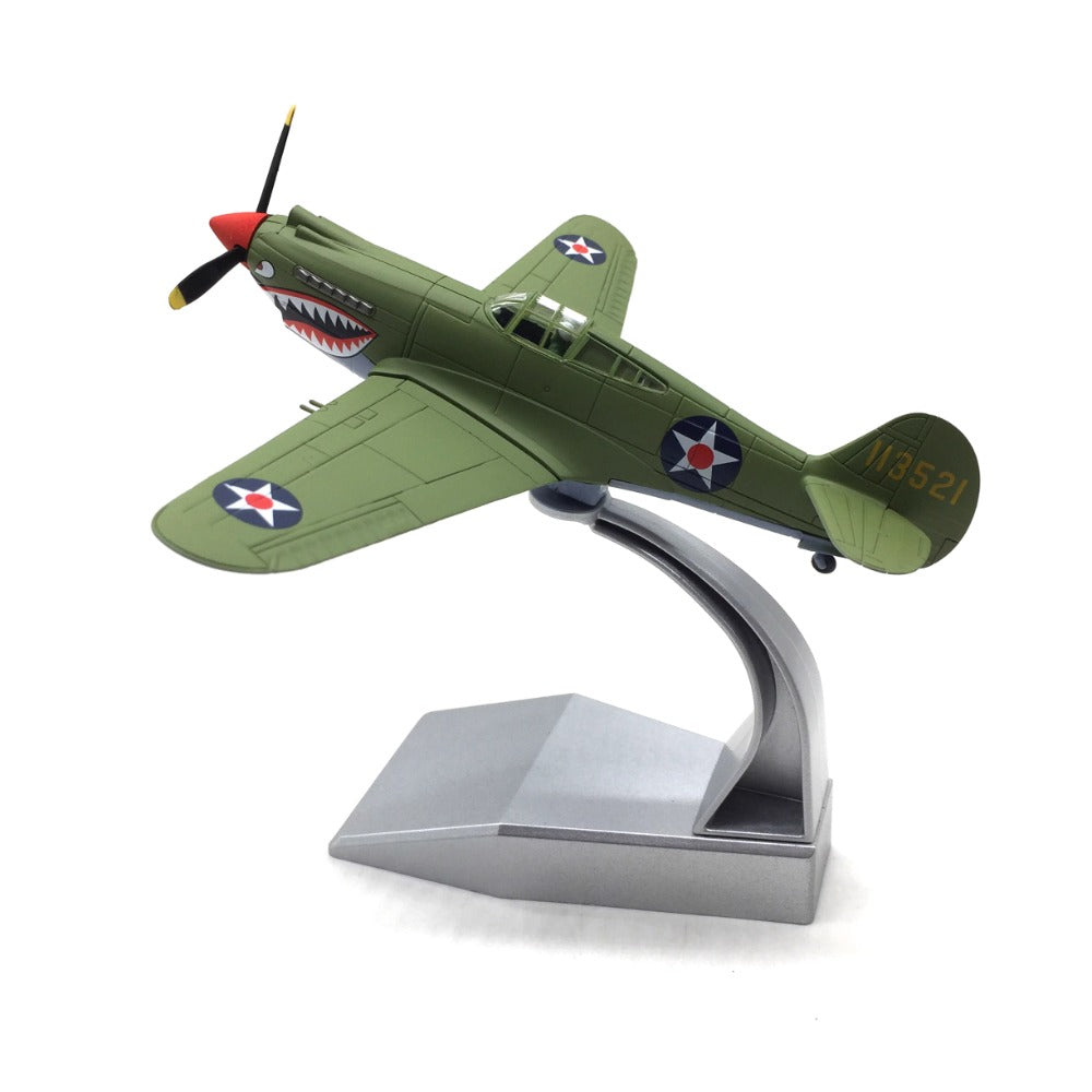 1/72 Scale Curtiss P-40 Warhawk American Fighter-Bomber Flying Tiger Diecast Model Aircraft