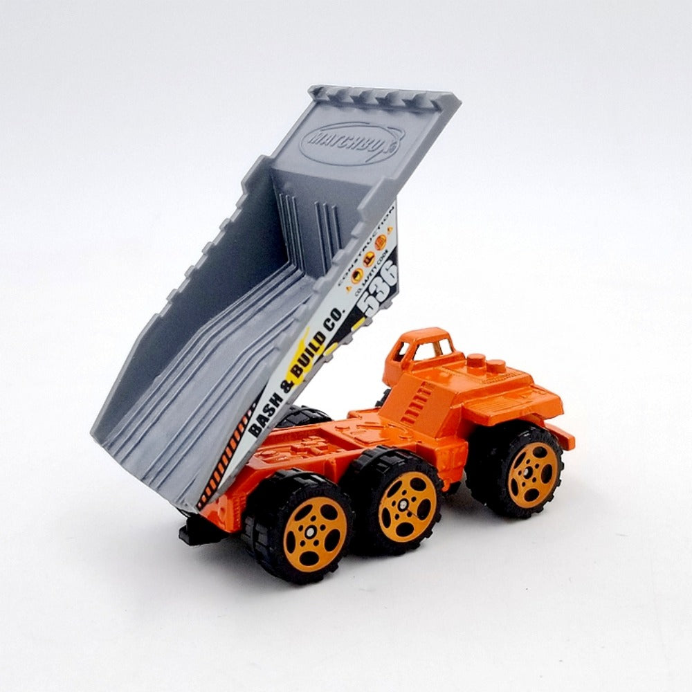 Matchbox 3-Axle Dump Truck 536 BASH & BUILD CO Diecast Model