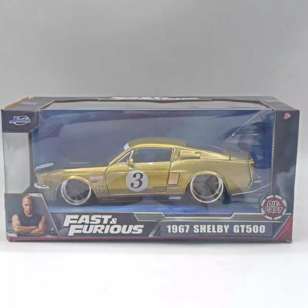 1/24 Scale 1967 Ford Mustang Shelby GT500 Diecast Model Car