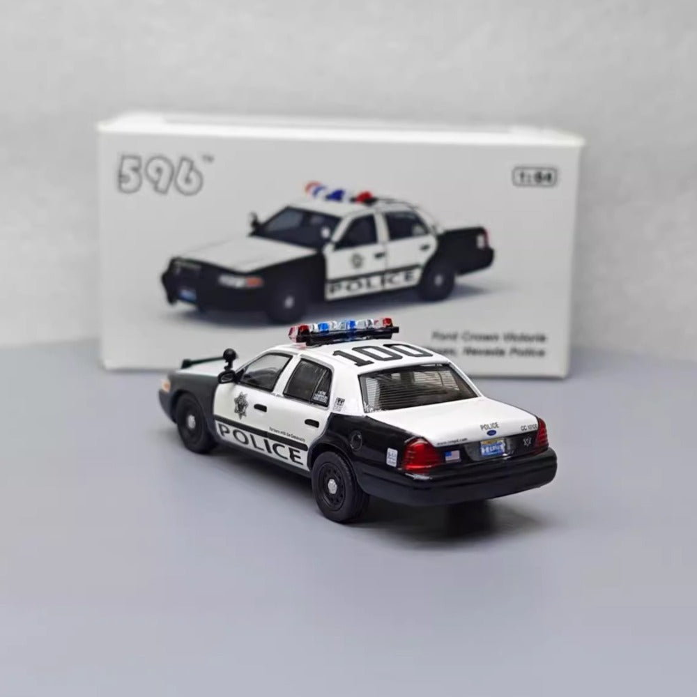 1/64 Scale Ford Crown Victoria Las Vegas Nevada Police Car Diecast Model
