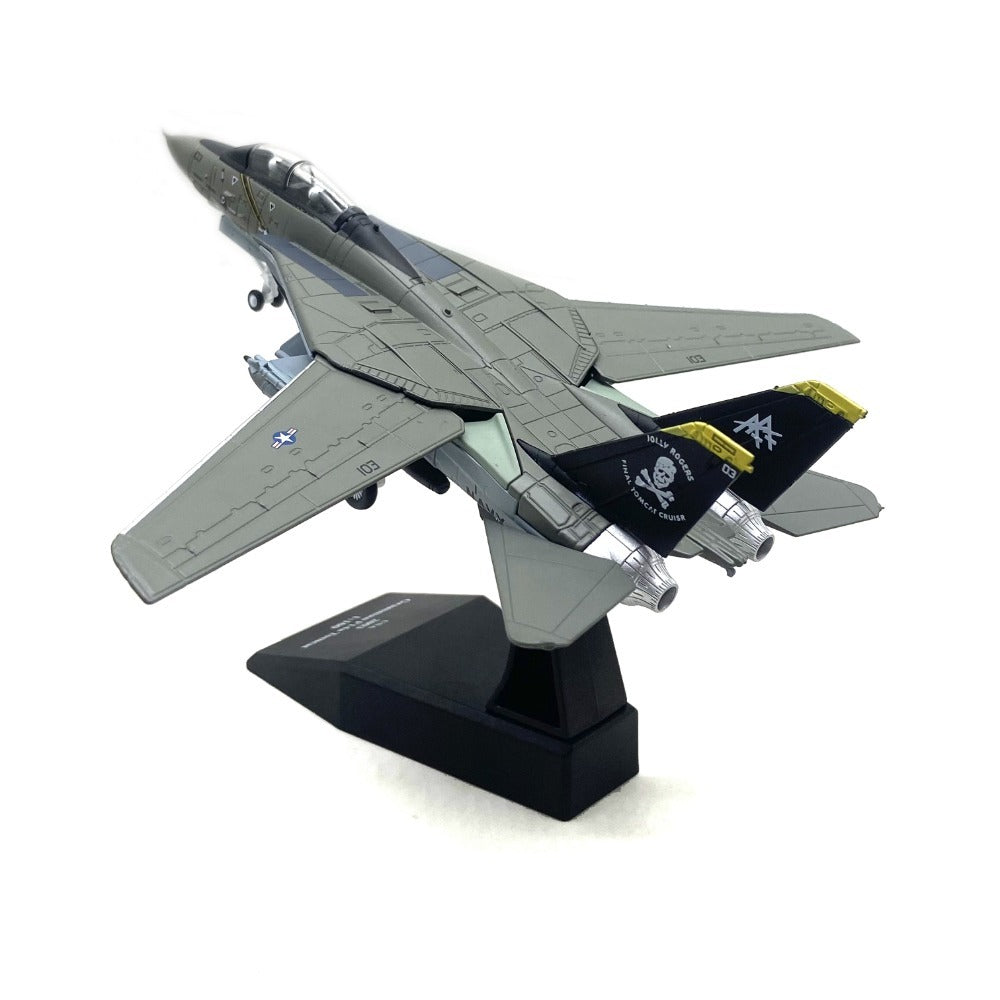 1/100 Scale Grumman F-14A Tomcat American Fighter Diecast Model Aircraft