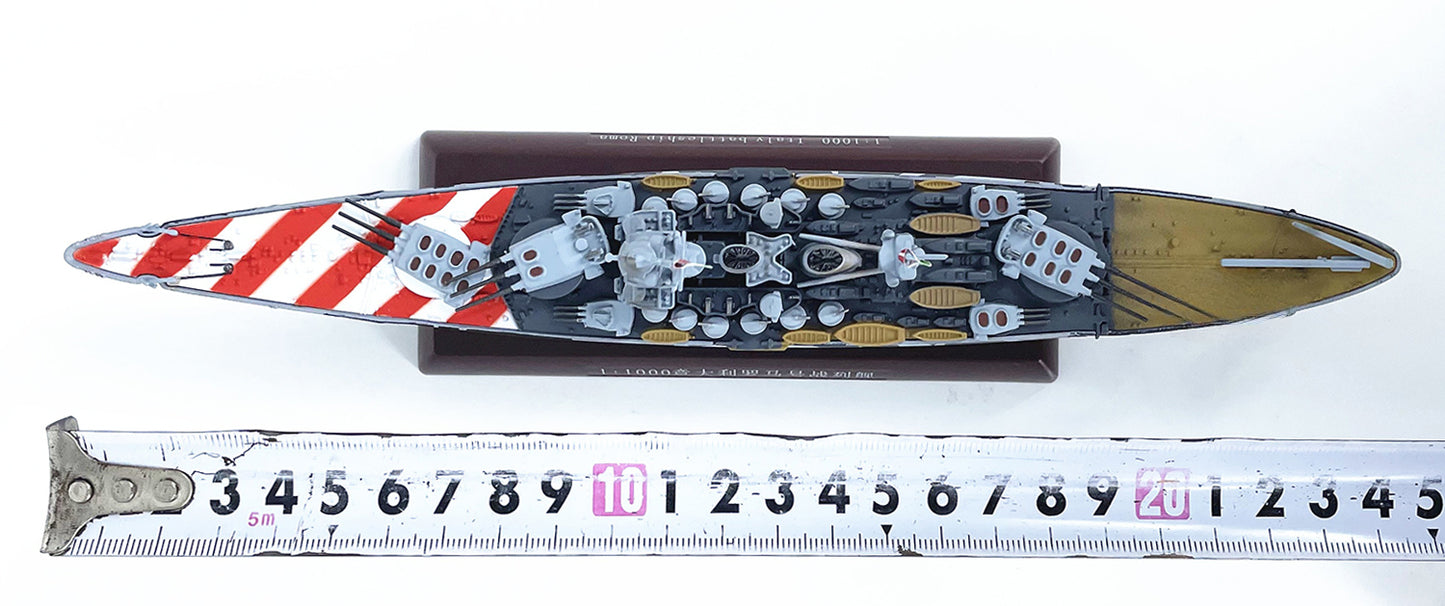 1/1000 Scale Roma Italian Regia Marina Littorio-Class Battleship Diecast Model