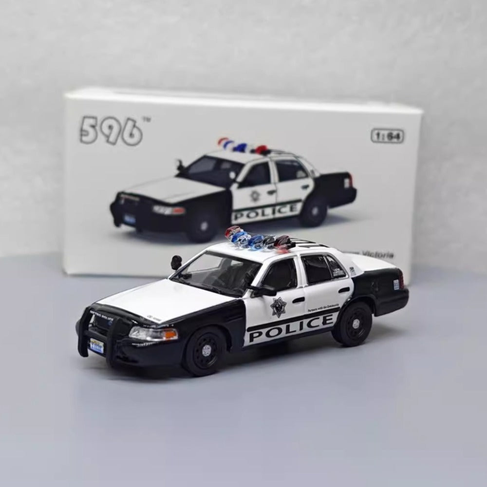 1/64 Scale Ford Crown Victoria Las Vegas Nevada Police Car Diecast Model