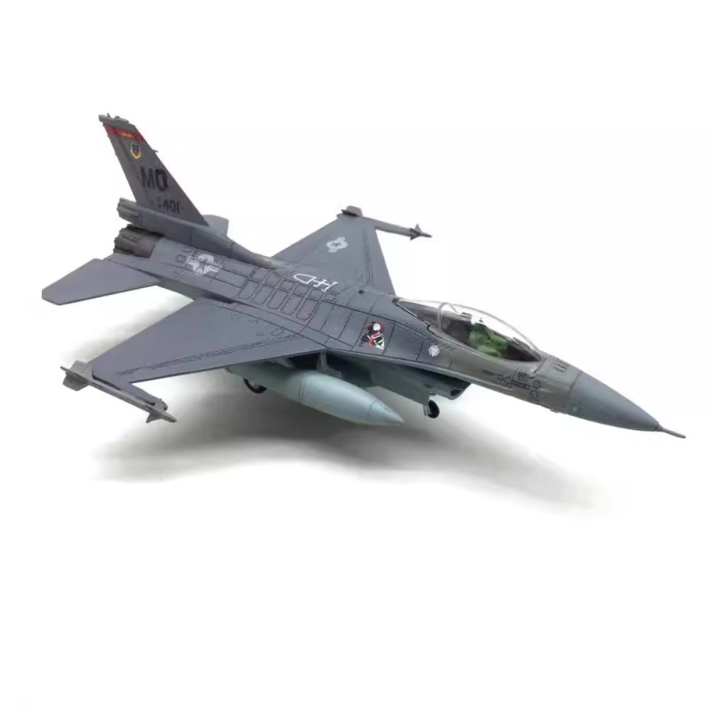 1/100 Scale General Dynamics F-16C Fighting Falcon American Supersonic Multirole Fighter Aircraft Diecast Model