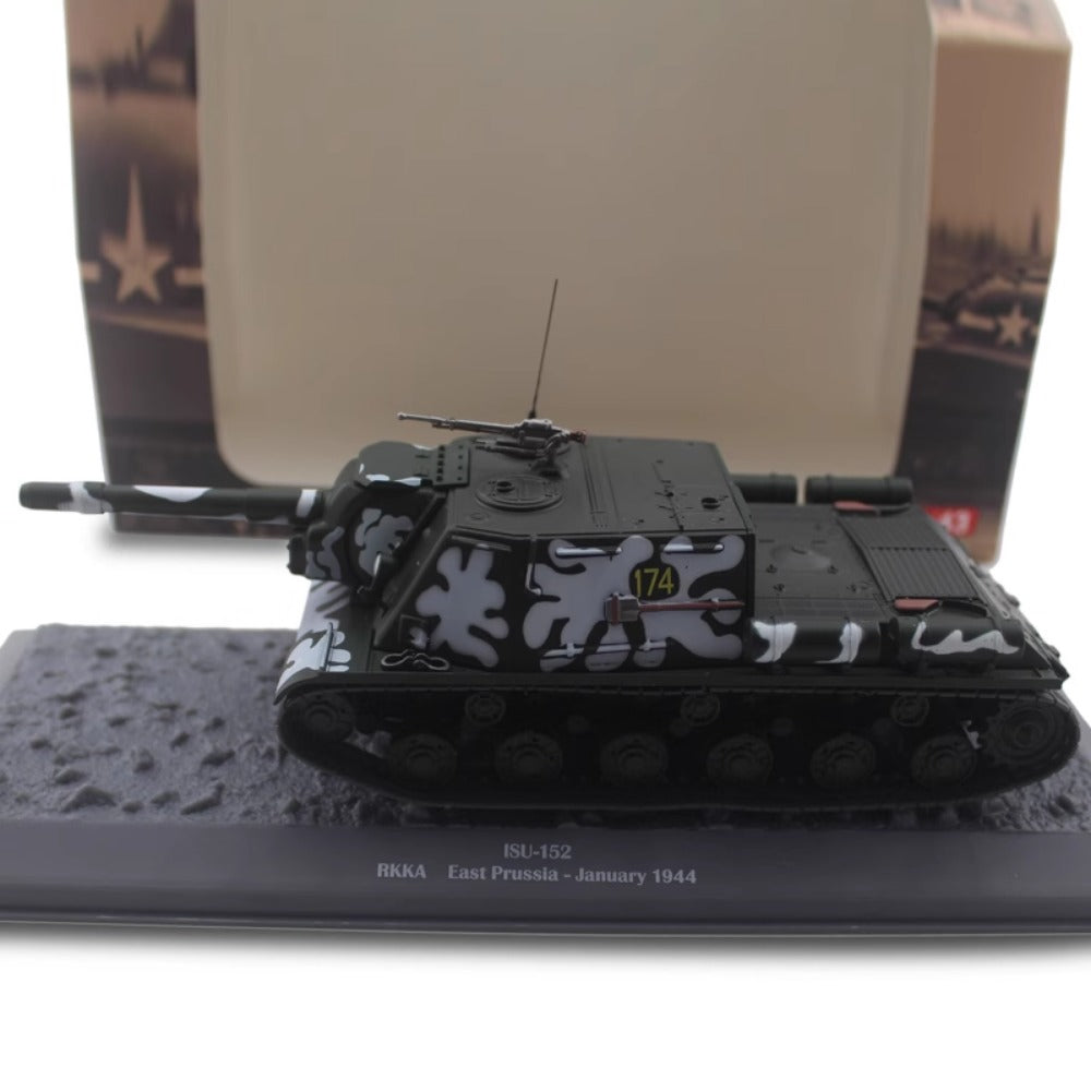 1/43 Scale 1944 ISU-152 WWII Soviet Self-Propelled Gun Diecast Model