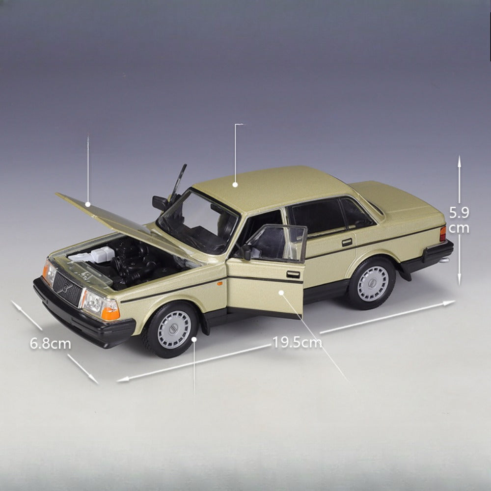 1/24 Scale Volvo 240 GL Diecast Model Car
