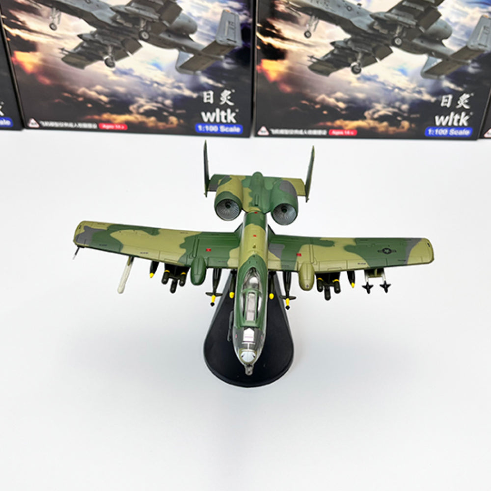 1/100 Scale Fairchild Republic A-10A Thunderbolt II Warthog Subsonic Attack Aircraft Diecast Model