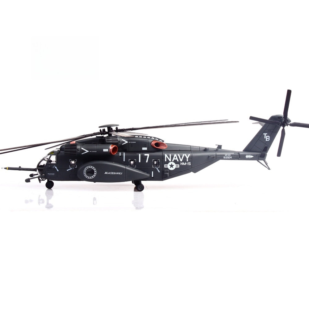 1/72 Scale Sikorsky MH-53E Sea Dragon Heavy Lift Helicopter US Navy HM-15 Blackhawks #17 Diecast Model