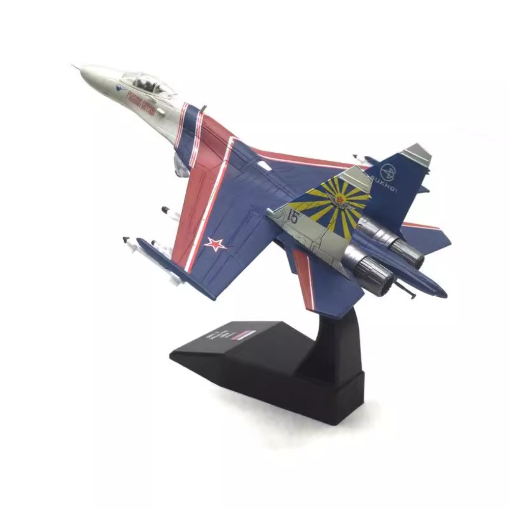 1/100 Scale Sukhoi Su-27 Russian Supersonic Fighter Aircraft Diecast Model