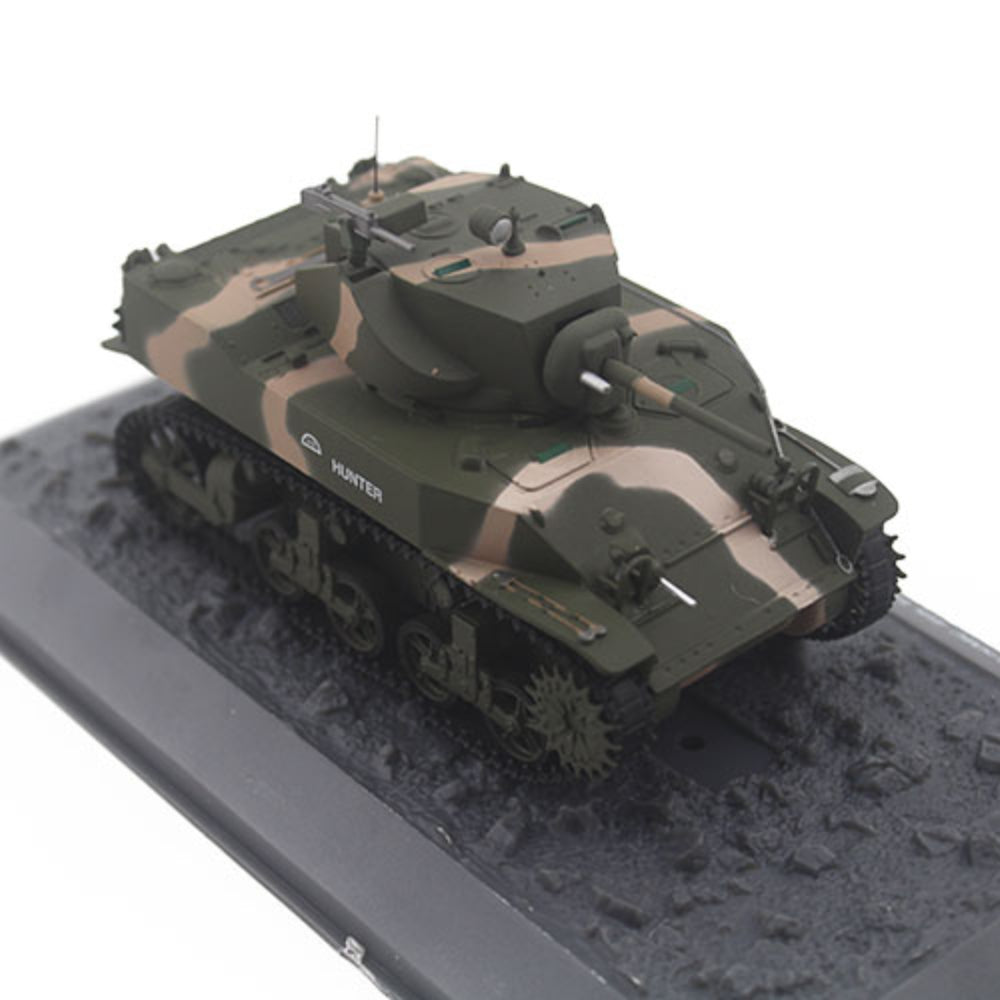 1/43 Scale 1944 M5A1 WWII US Light Tank Diecast Model