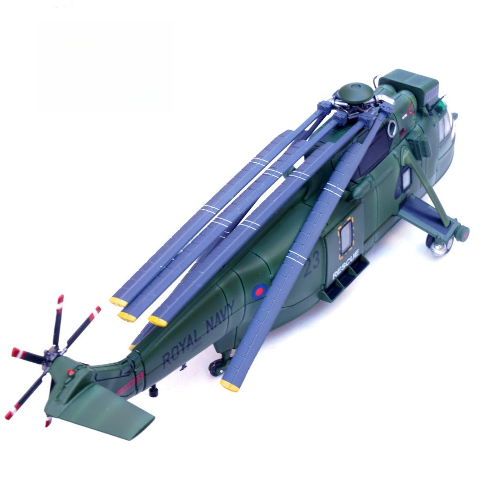 1/72 Scale Westland Sea King HC.4 Royal Navy ZF123 Helicopter Diecast Model Aircraft