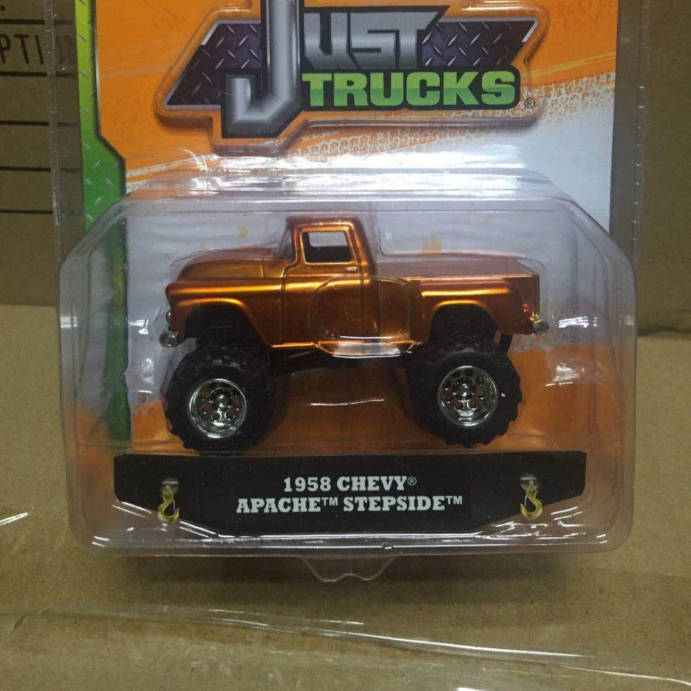 1/64 Scale 1955 Chevrolet Apache Stepside Monster Truck Diecast Model Car