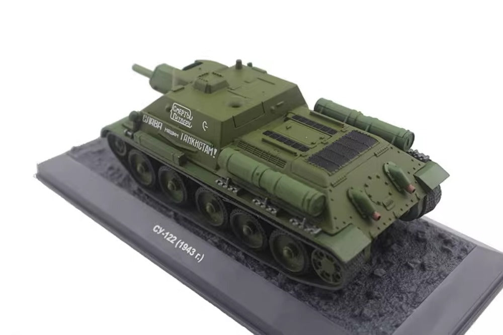 1/43 Scale 1943 SU-122 WWII Soviet Self-Propelled Howitzer Diecast Model