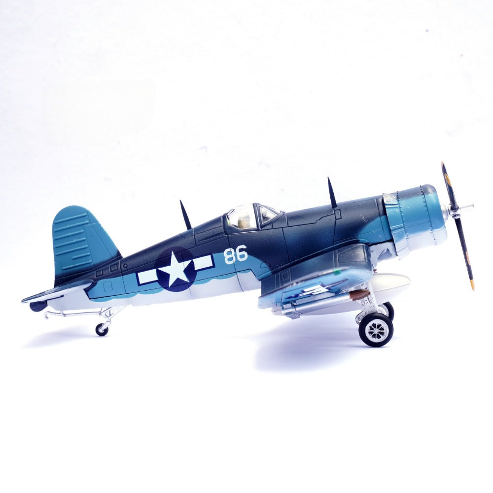 1/72 Scale Vought F4U-1A Corsair WWII US Marine Corps Fighter VMF-214 #86 Diecast Model Aircraft