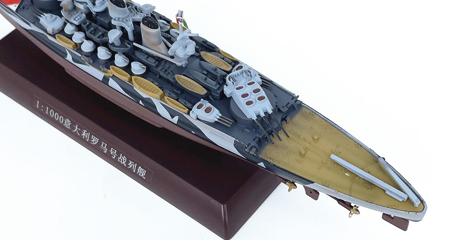 1/1000 Scale Roma Italian Regia Marina Littorio-Class Battleship Diecast Model