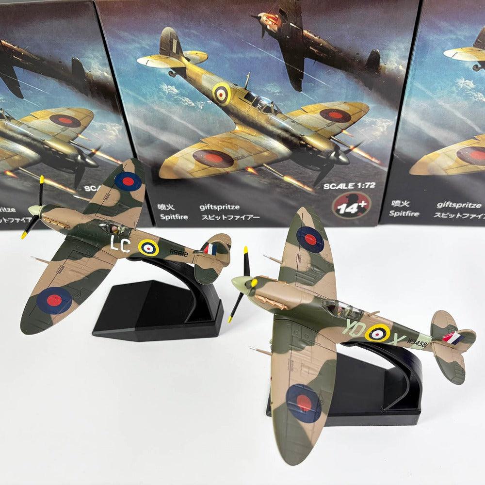 1/72 Scale 1941 Supermarine Spitfire Mk Vb WWII Fighter Interceptor Aircraft Diecast Model