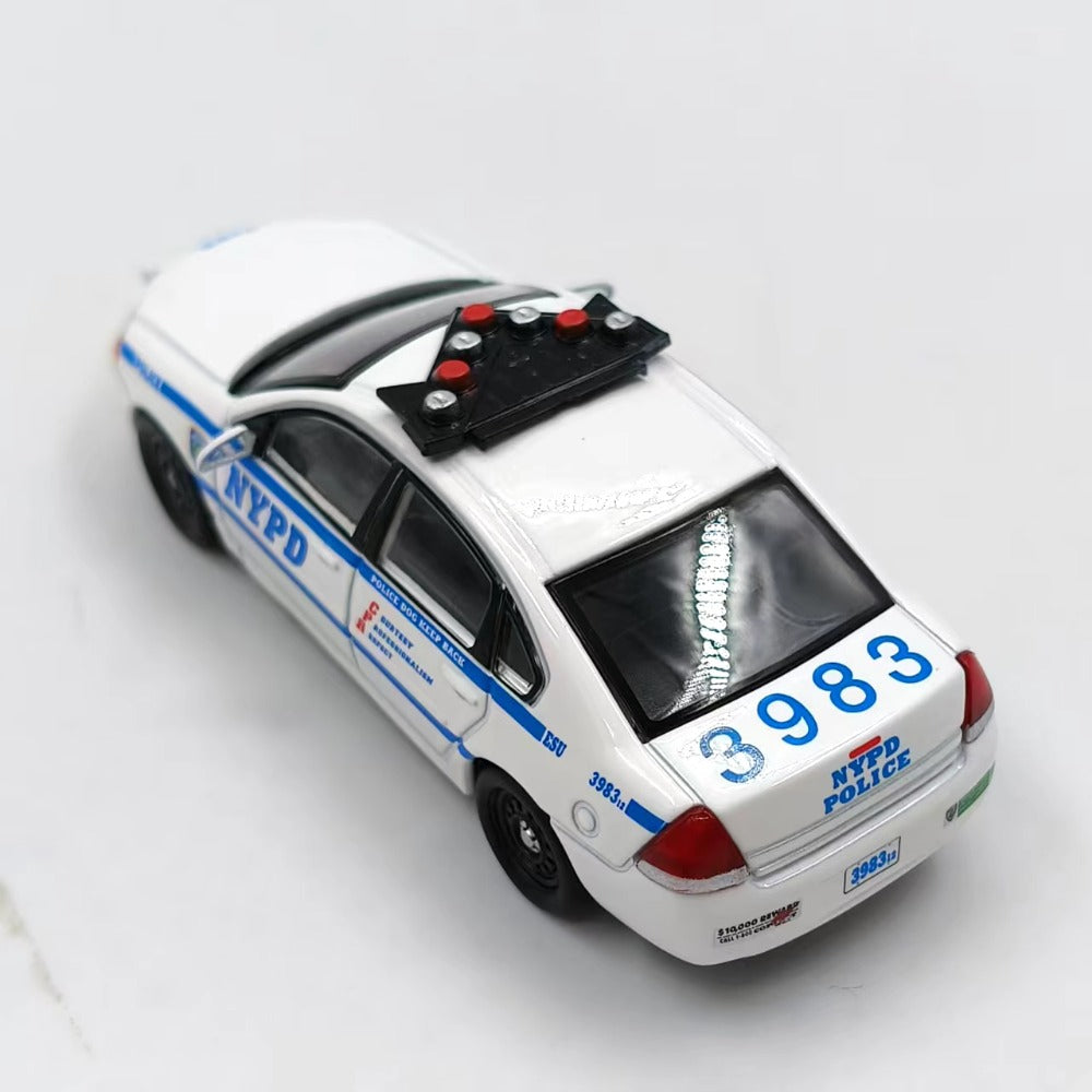 1/64 Scale Chevrolet Impala NYPD Police Car Diecast Model