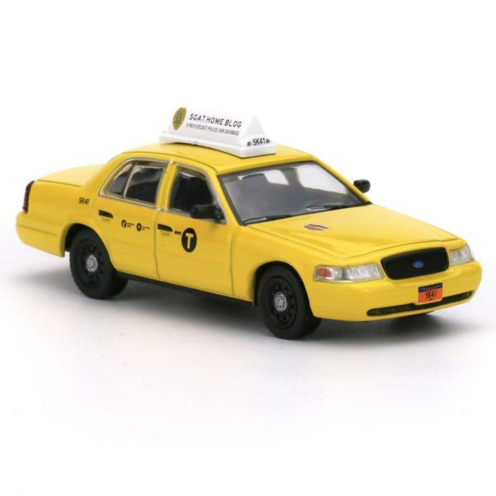 1/64 Scale Ford Crown Victoria New York City Taxi Diecast Model Car