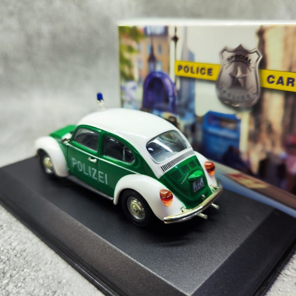 1/43 Scale 1972 Volkswagen 1303 Beetle Police Car Diecast Model